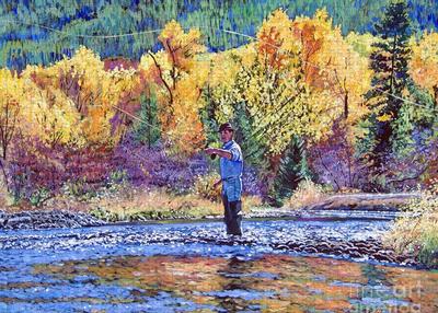 Fly FIshing fine art puzzle sells