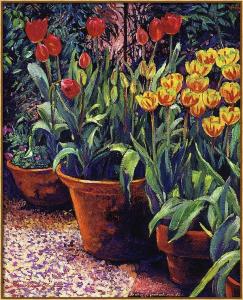 Spring Tulip Pots sells
