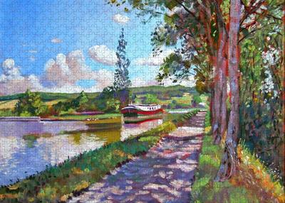 Bourgogne Canal puzzle sells